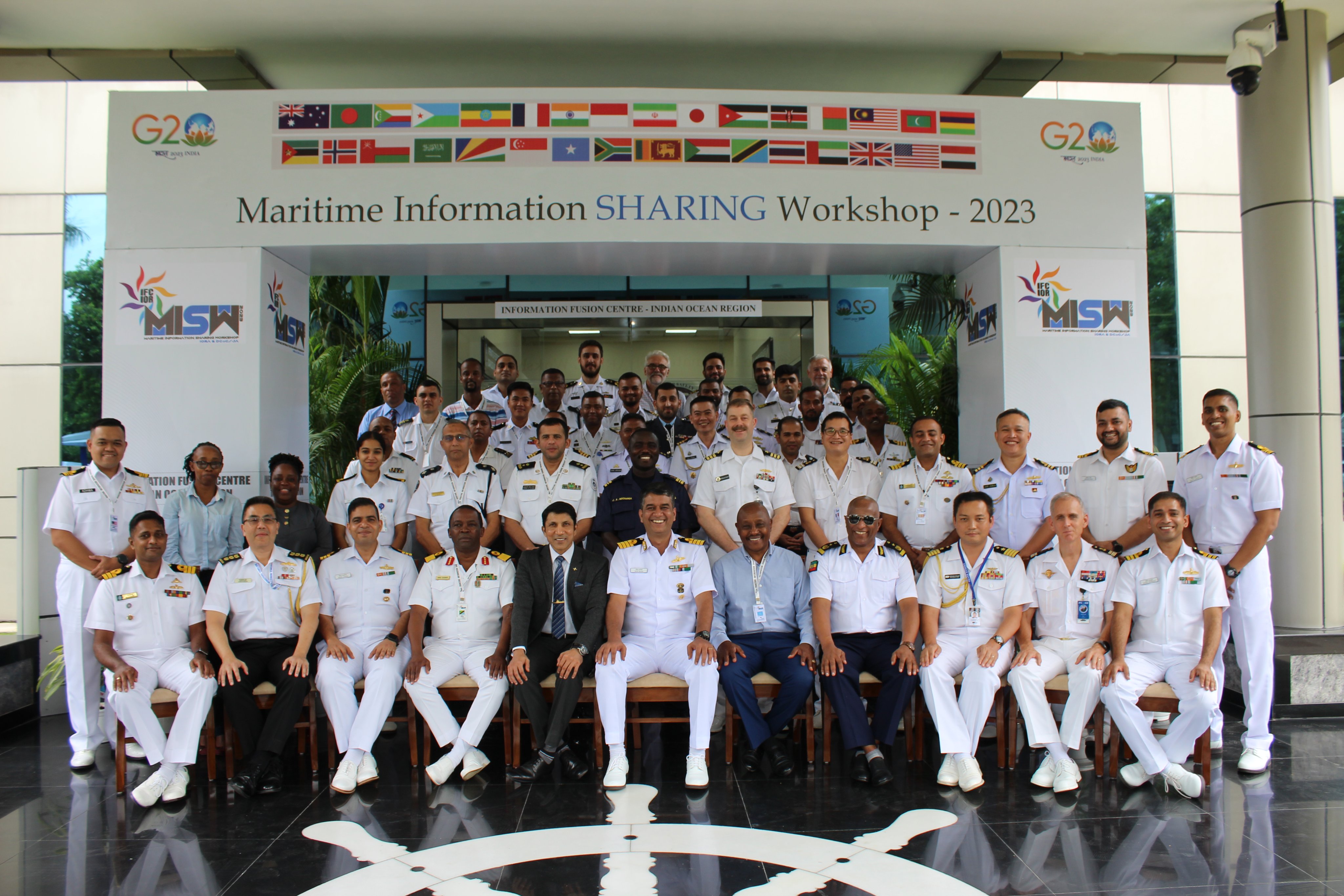 Maritime Information Sharing Workshop (MISW-23), hosted by IFC-IOR from 14 - 16 Sep 2023 for IORA and DCoC-JA member countries