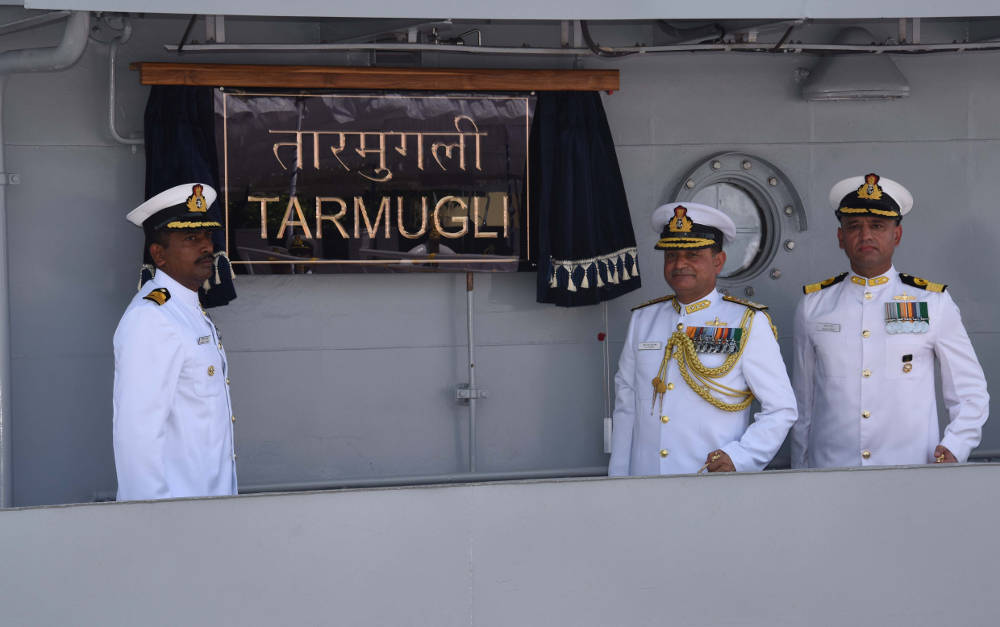 INS Tarmugli joins the Indian Navy