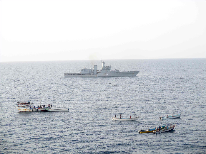 INS Sharda Foils Piracy attempt in the Gulf of Aden