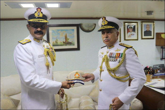 Rear Admiral MA Hampiholi, NM Takes Over as Western Fleet Commander