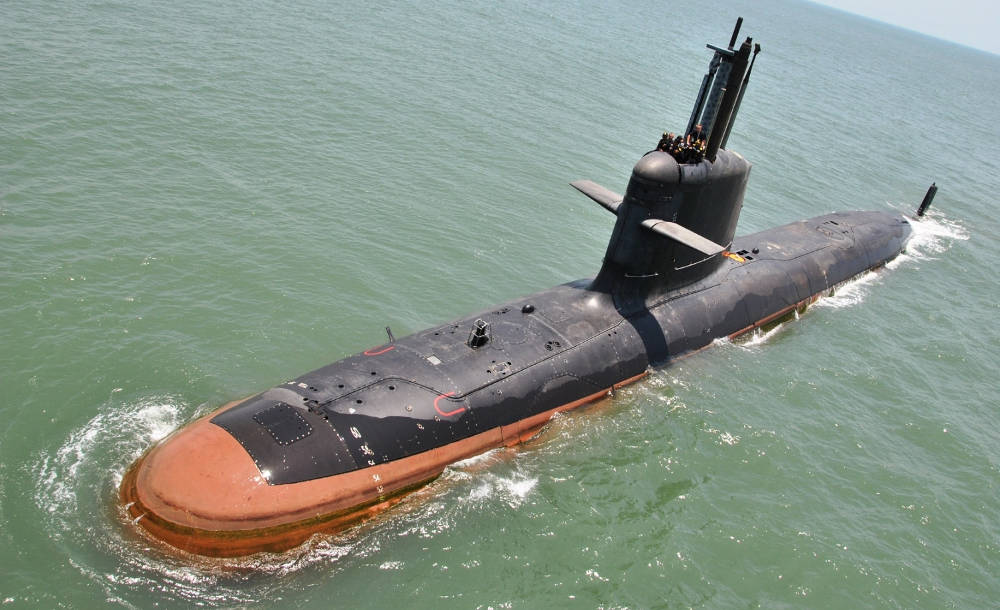 Maiden Sea Trial of Kalvari - First Scorpene Class Submarine