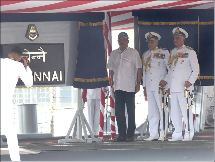 Guided Missile Destroyer INS Chennai Joins the Indian Navy
