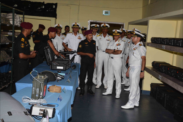 CNS Visits Eastern Naval Command