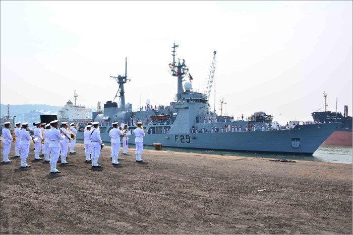 Bangladesh Navy Ship Somudra Avijan on a Goodwill Visit to Visakhapatnam