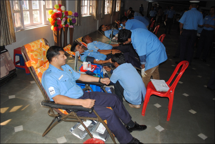Navy Organises Blood Donation Camp at INS Virbahu