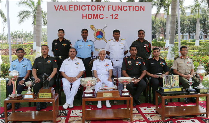 Valedictory Function of Higher Defence Management Course-12 held at College of Defence Management