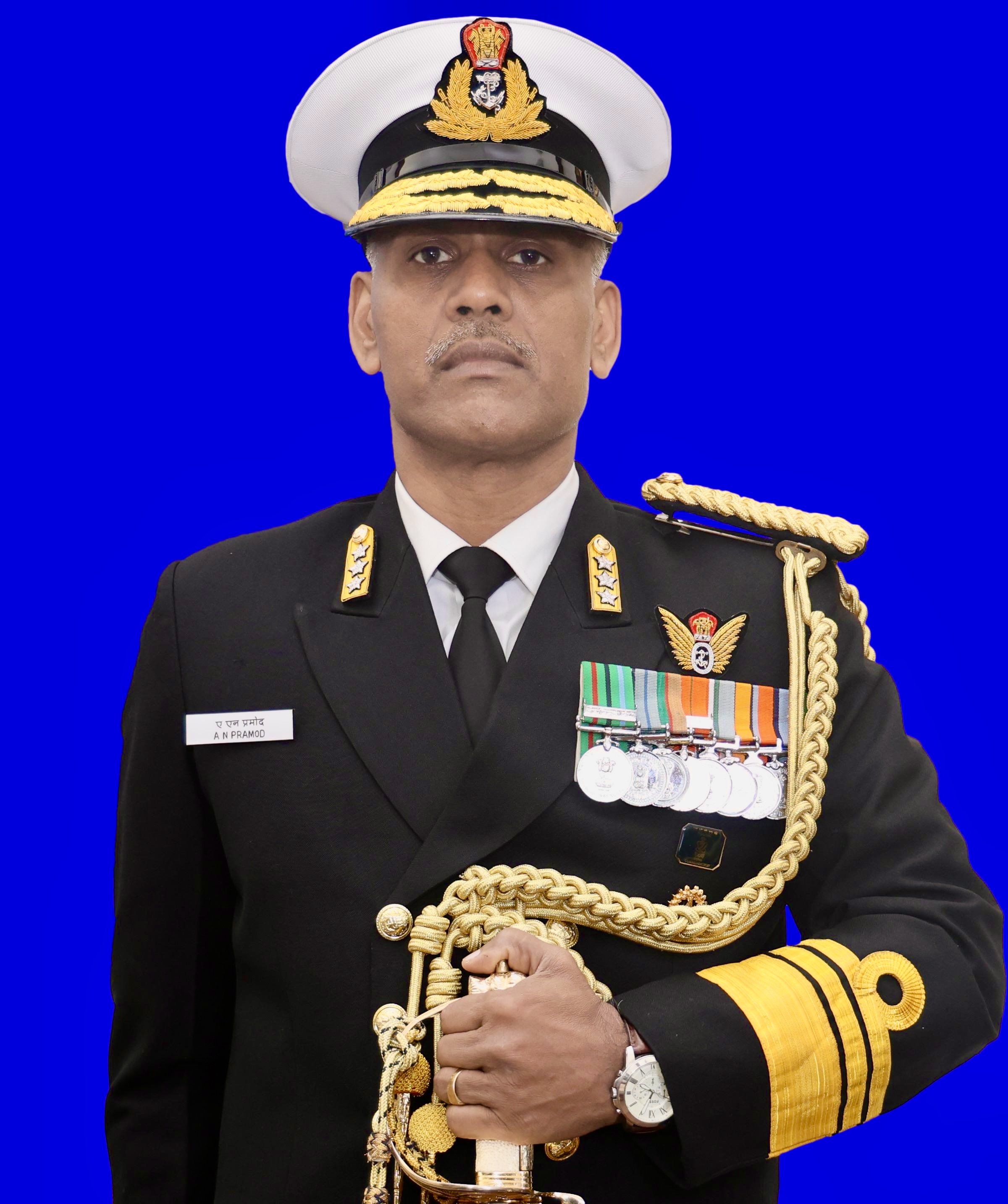 Director General of Naval Operations, Vice Admiral AN Pramod