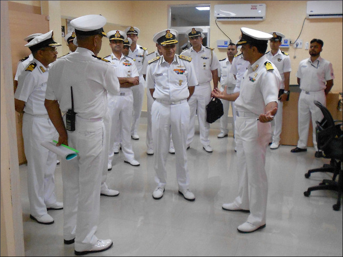Inauguration of 'Test Bed' of Integrated automatic Aviation Meteorological Systems (IAAMS) at INS Rajali