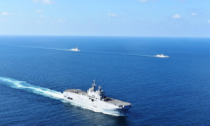 Passage Exercise (PASSEX) with French Naval Ships
