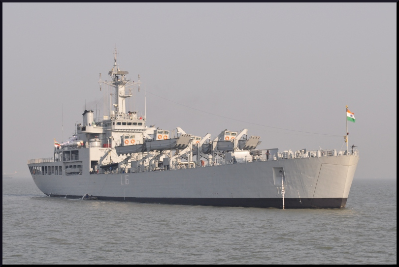 Indian Warship Shardul Visits Port Victoria