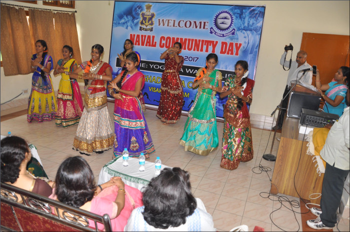 Naval Community Day celebrations at Meghadripeta Colony