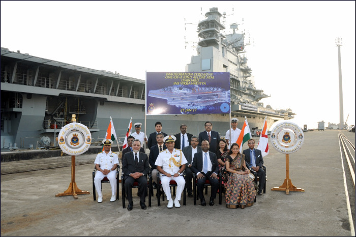 India's Largest Bank Teams up with The Nation's Largest Warship