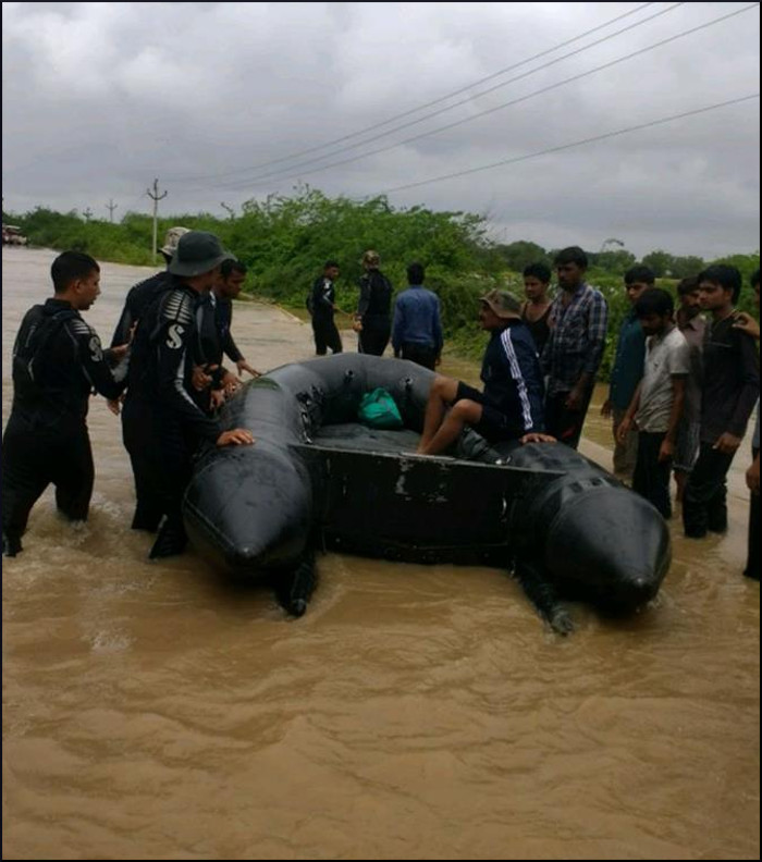 Gujarat Flood Relief Operation 