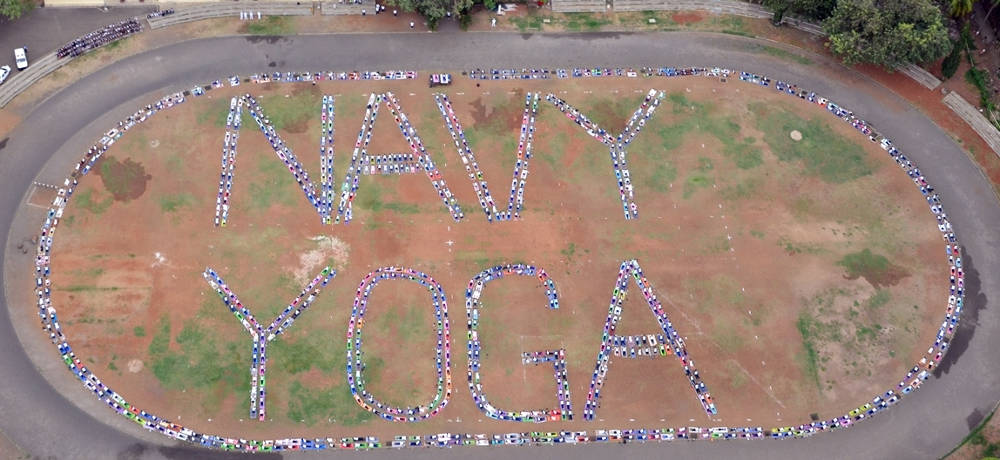 Navy conducts Curtain Raiser for International Day of Yoga