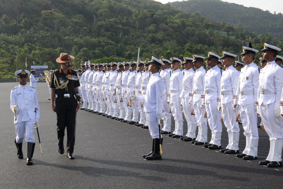 Passing out parade held at Indian Naval Academy, Ezhimala