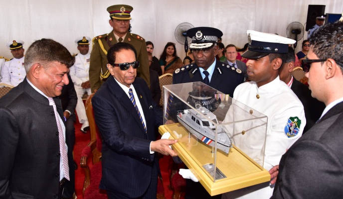 INS Tabar Participation in Mauritius National Day and Induction Ceremony of Fast Interceptor Boats