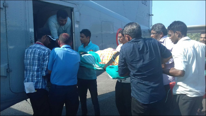 Medical Evacuation from Agatti by Southern Naval Command