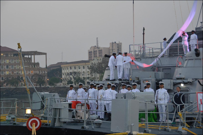 INS Nirbhik and Nirghat decommissioned at Naval Dockyard, Mumbai