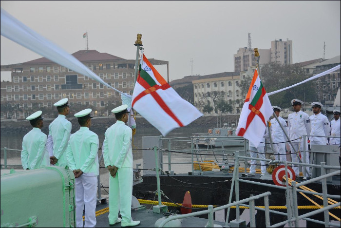 INS Nirbhik and Nirghat decommissioned at Naval Dockyard, Mumbai