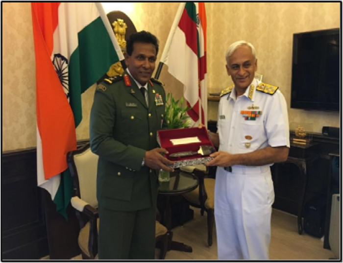 मालदीव राष्ट्रीय रक्षा बल के प्रमुख मेजर जनरल अहमद शियाम की यात्रा (19-23 सितंबर 16)