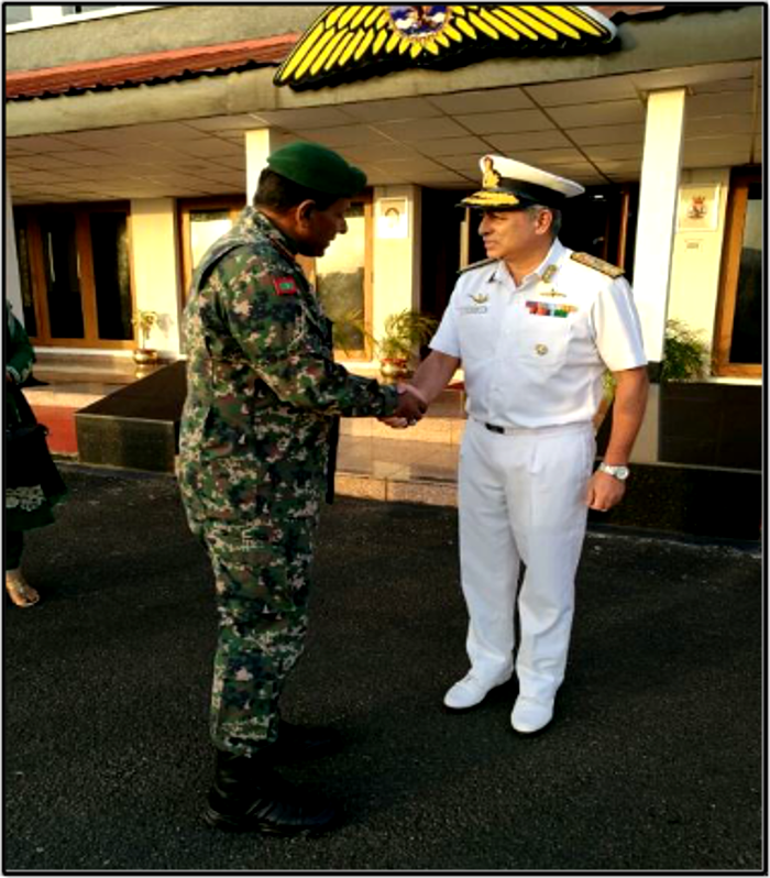 Visit of Maj Gen Ahmed Shiyam, Chief of Defence Force Maldives National Defence Force (19-23 Sep 16)