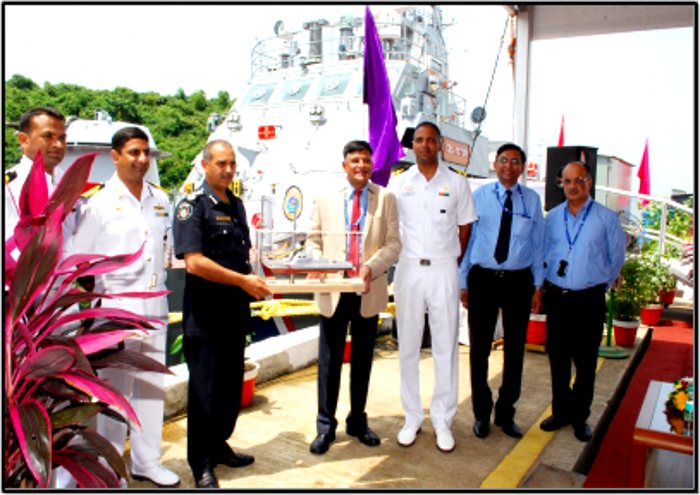 Delivery of Mauritius Coast Guard Ship Victory (26 Sep 16)