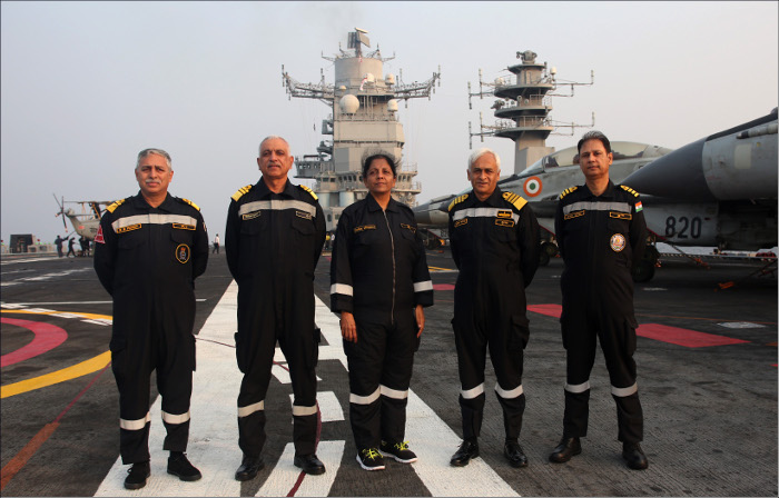 Raksha Mantri Presides Over India’s Display of Naval Might