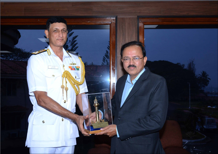 Hon'ble Raksha Rajya Mantri Visits Southern Naval Command