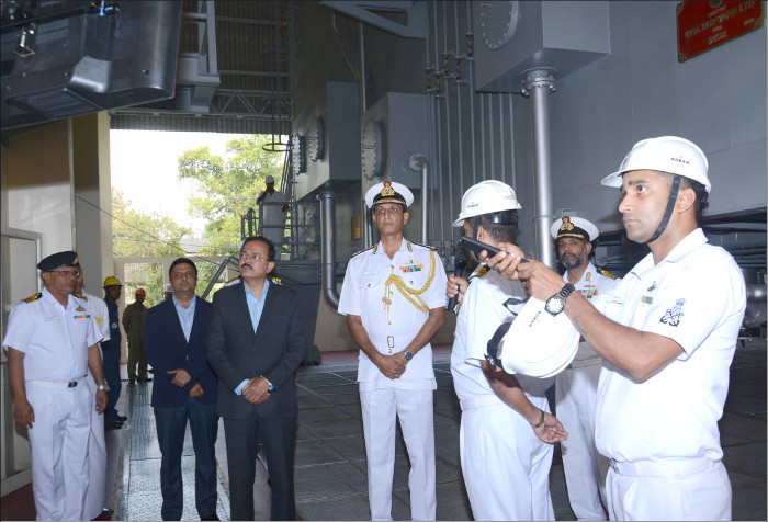 Hon'ble Raksha Rajya Mantri Visits Southern Naval Command