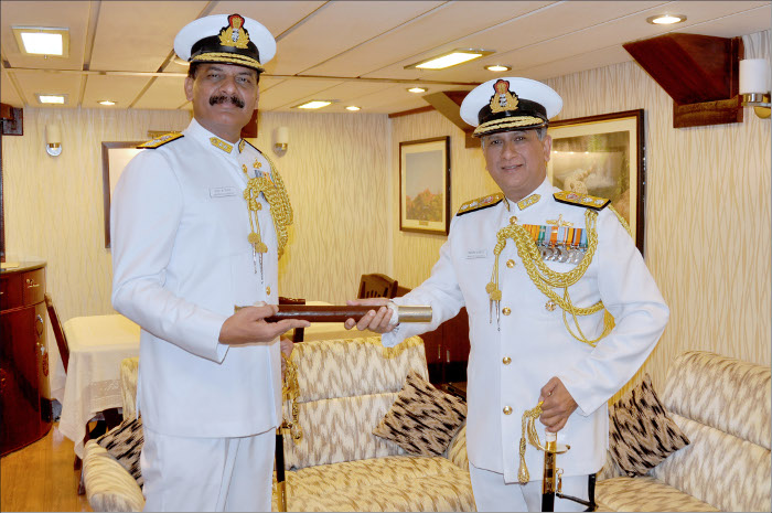 Rear Admiral Dinesh K Tripathi takes over as Eastern Fleet Commander