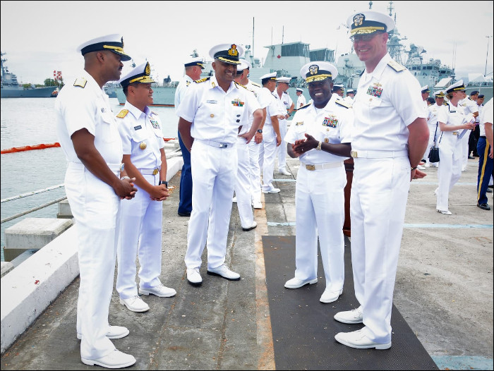 INS Sahyadri Participates in Innovation Competition - Harbour Phase