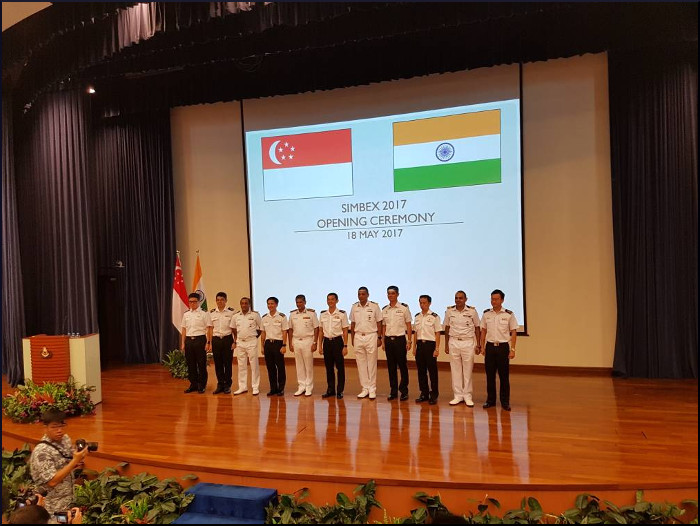 Bilateral Exercise between Indian & Republic of Singapore Navy SIMBEX-17 commences