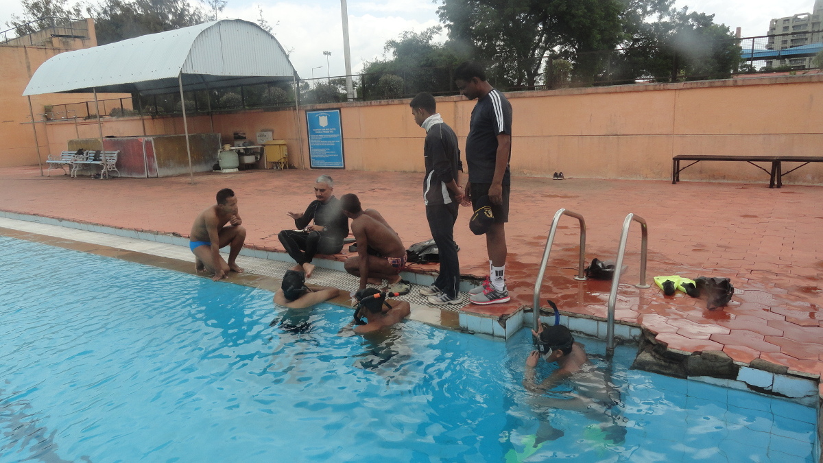 Scuba Diving Camp for NCC Cadets at Mumbai