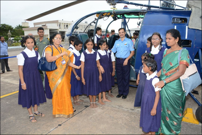 Special Children Visit INS Dega, Visakhapatnam