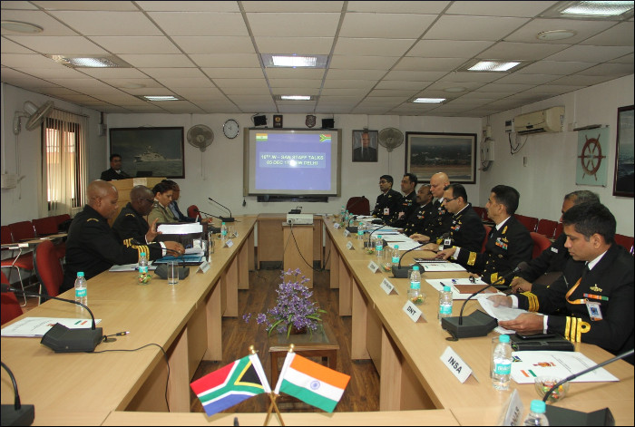 10th Indian Navy – South African Navy Staff Talks