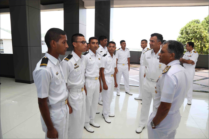 Bangladesh Navy Officers and Cadets visit Indian Naval Academy