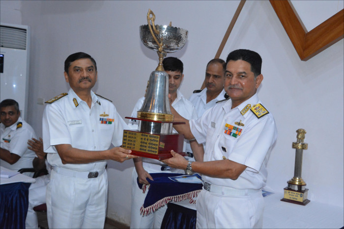 Naval Dockyard Awarded ENC Rajbhasha Trophy 