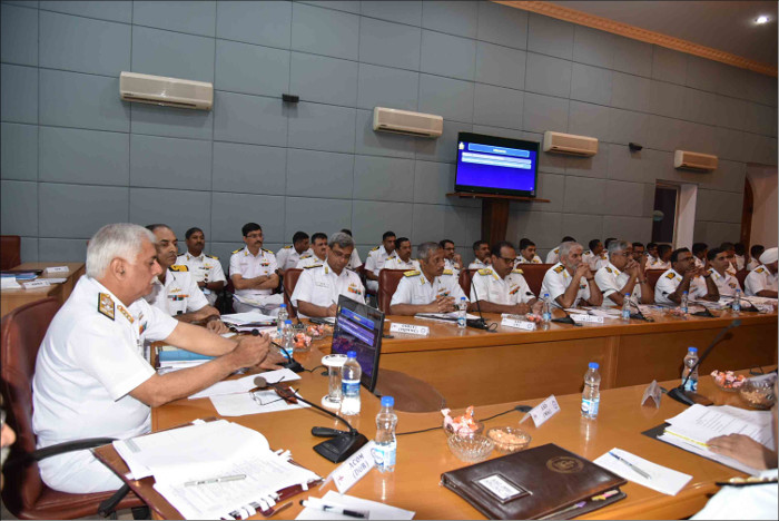 Indian Navy Reviews Refit of Ships and Submarines Programmes and Infrastructure Buildup