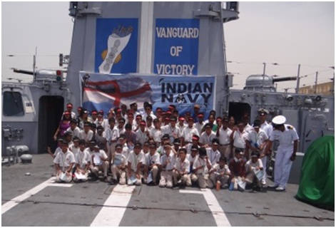 भारतीय युद्धपोतों की दुबई(यूएई) यात्रा