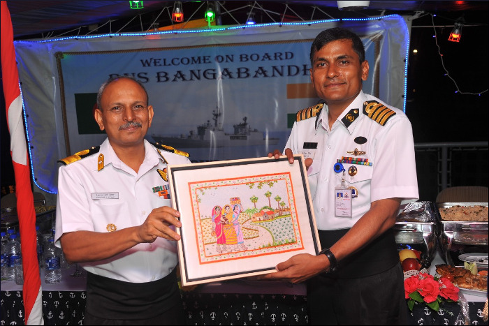 Bangladesh Naval Ship Bangabandhu Visited Mumbai