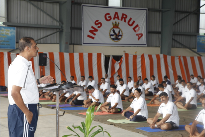 Southern Naval Command celebrates International Yoga Day 2017 