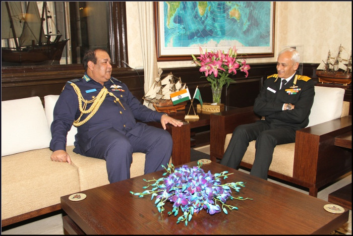 Call on CNS by Air Chief Marshal Abu Esrar, BBP, NDC, ACSC Chief of Air Staff, Bangladesh Air Force