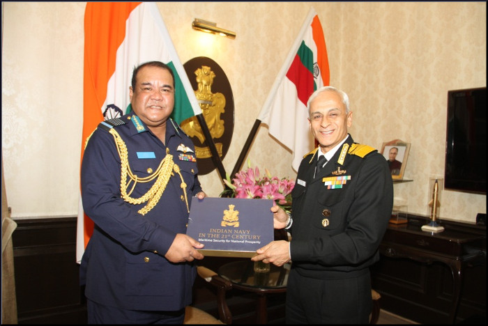 Call on CNS by Air Chief Marshal Abu Esrar, BBP, NDC, ACSC Chief of Air Staff, Bangladesh Air Force