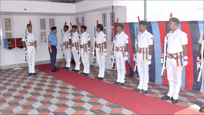 ADG NCC Visits Naval NCC Unit at Ernakulam
