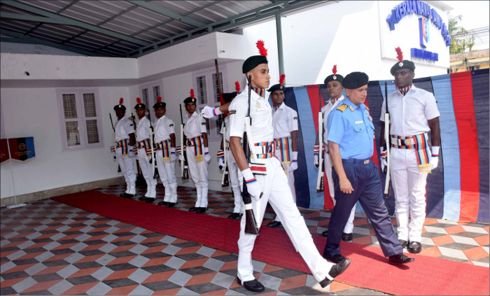 ADG NCC Visits Naval NCC Unit at Ernakulam