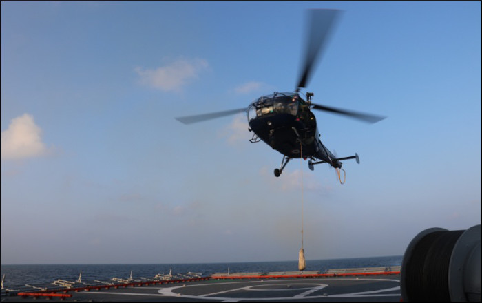 समुद्री डकैती विरोधी सैन्य-दल, एडन की खाड़ी से 14 फरवरी 2018