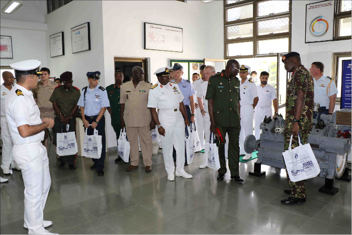 20 Foreign Service Attaches' from Friendly Foreign Countries Visit Indian Naval Academy