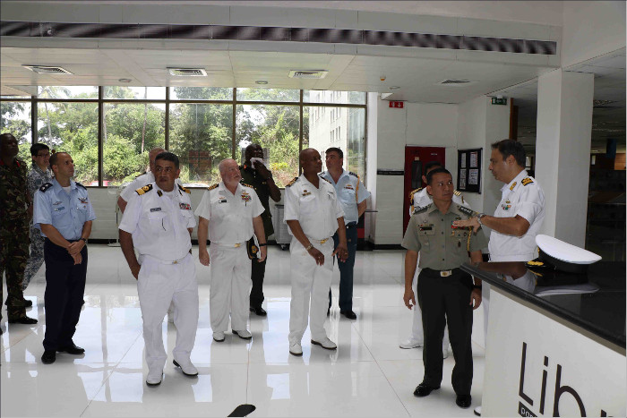 20 Foreign Service Attaches' from Friendly Foreign Countries Visit Indian Naval Academy