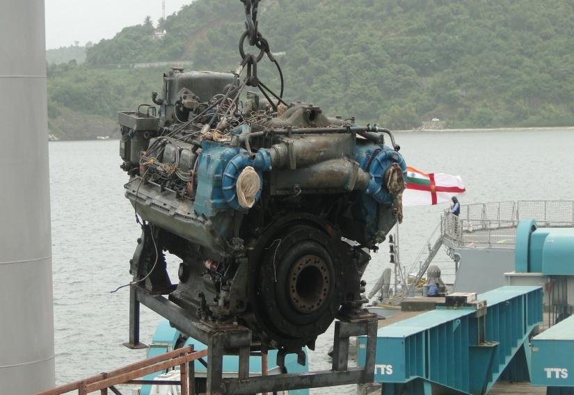 Removal and Re-fitment of Diesel Alternator onboard Aditya