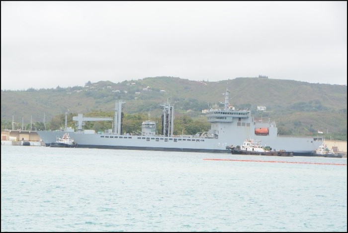 Indian Naval Ships Sahyadri, Shakti and Kamorta arrive at Guam, USA